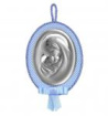 Медальон музыкальный "Мать и дитя" (голубой)