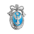 Медальон "Ангел Хранитель" с эмалью