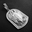 Нательная икона "Ангел Хранитель" серебро